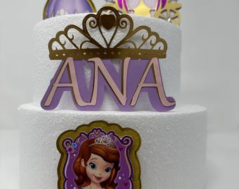 Sofia the First Cake Topper - Etsy