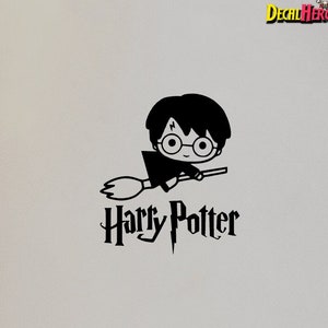 Harry Potter Sticker – Harry on broom – Acid Ink Designs