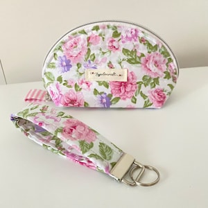 Mini Pouch Portemonnaie / gesteppte Kulturtasche / Geschenkidee für Frauen / Etui / handgefertigte Reißverschlusstasche / kleine Kosmetiktasche / Make-up-Organizer für Tasche