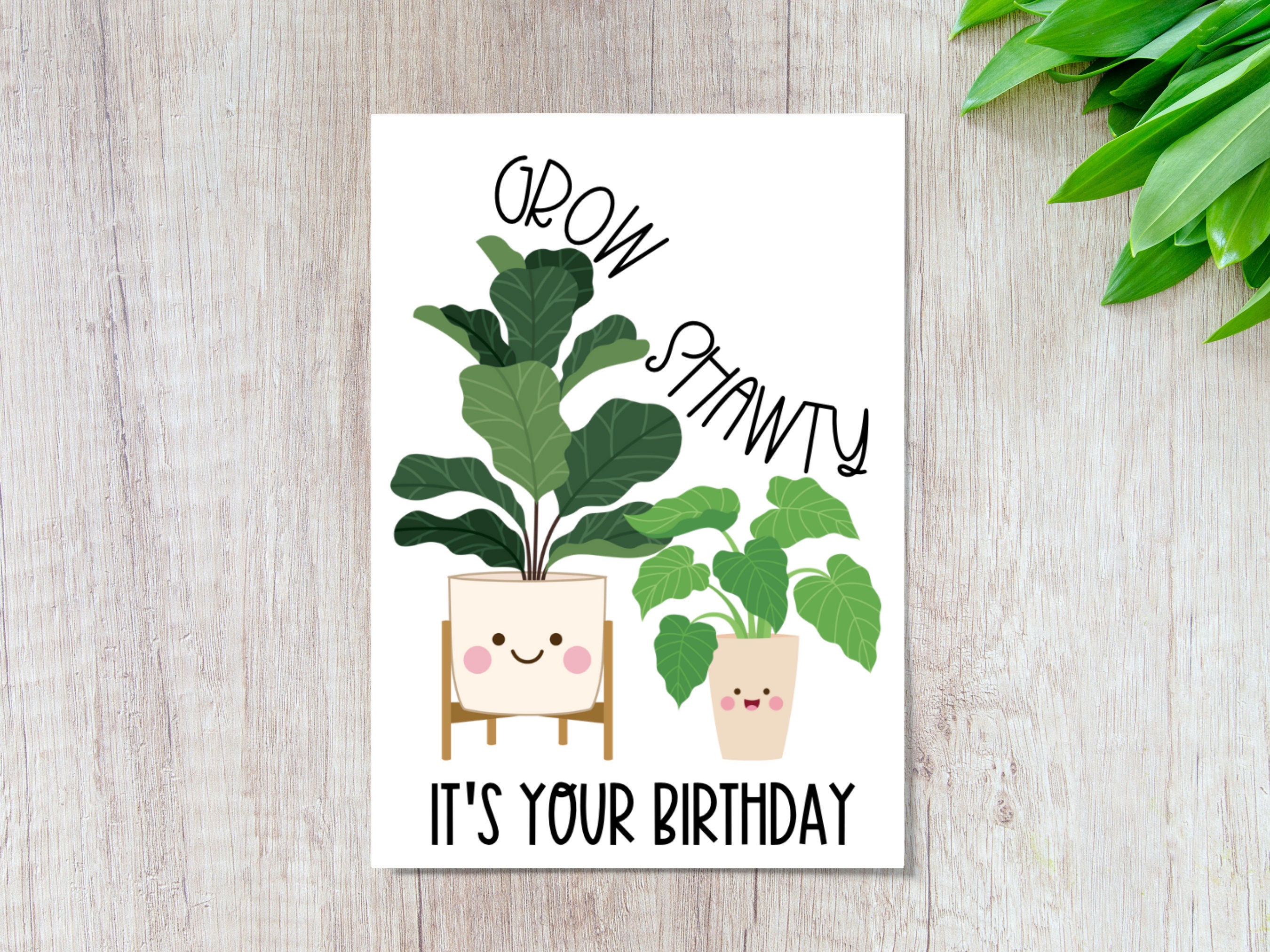 Plantable Greeting Card | Grow Shawty It's Your Birthday