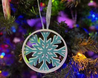 Snowflake Ornament - 3D Printed Christmas