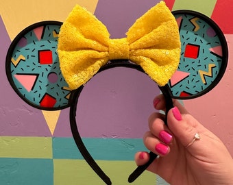 Retro 90s Mouse Ears: 3D Printed Headband