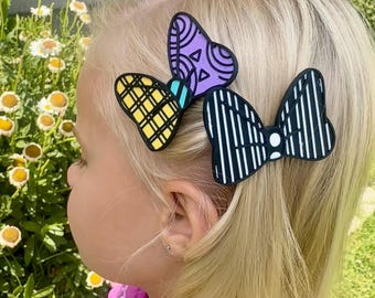 2 Simply Meant To Be Hair Clips - set of 2 barrettes - 3d printed