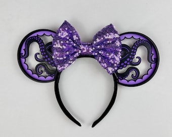 Sea Witch Mouse Ears Headband - 3d printed - villain