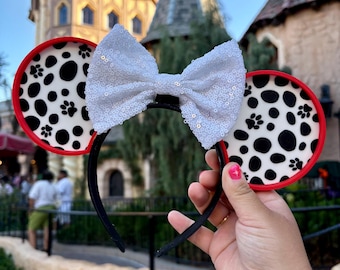 Dalmatian Mouse Ears Headband - 3d printed