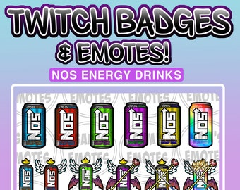 NOS Energy Drinks Badges & Emotes