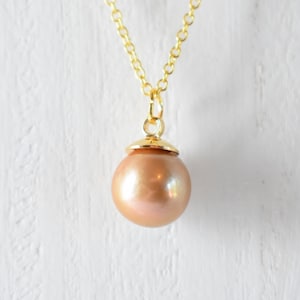 Edison Pearl Pendant Champagne