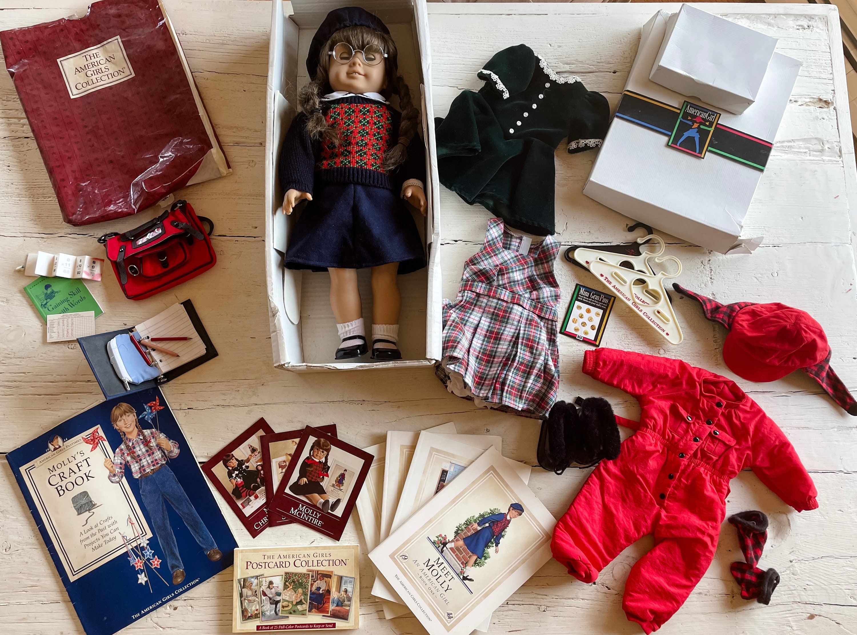 18 Retired American Girl Doll Molly Mcintire Pleasant Company Etsy