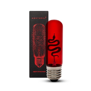 Snake Light Bulb e27| Red Light Globe | Serpent Novelty Bulb | Gothic decor | nightlight | aerolux