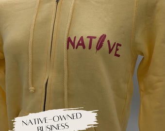 Native Full Zip Hoodie Sweatshirt -  Assorted Colors
