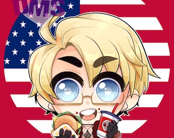 Hetalia 1.25" Buttons