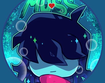Deltarune 1.25" Buttons