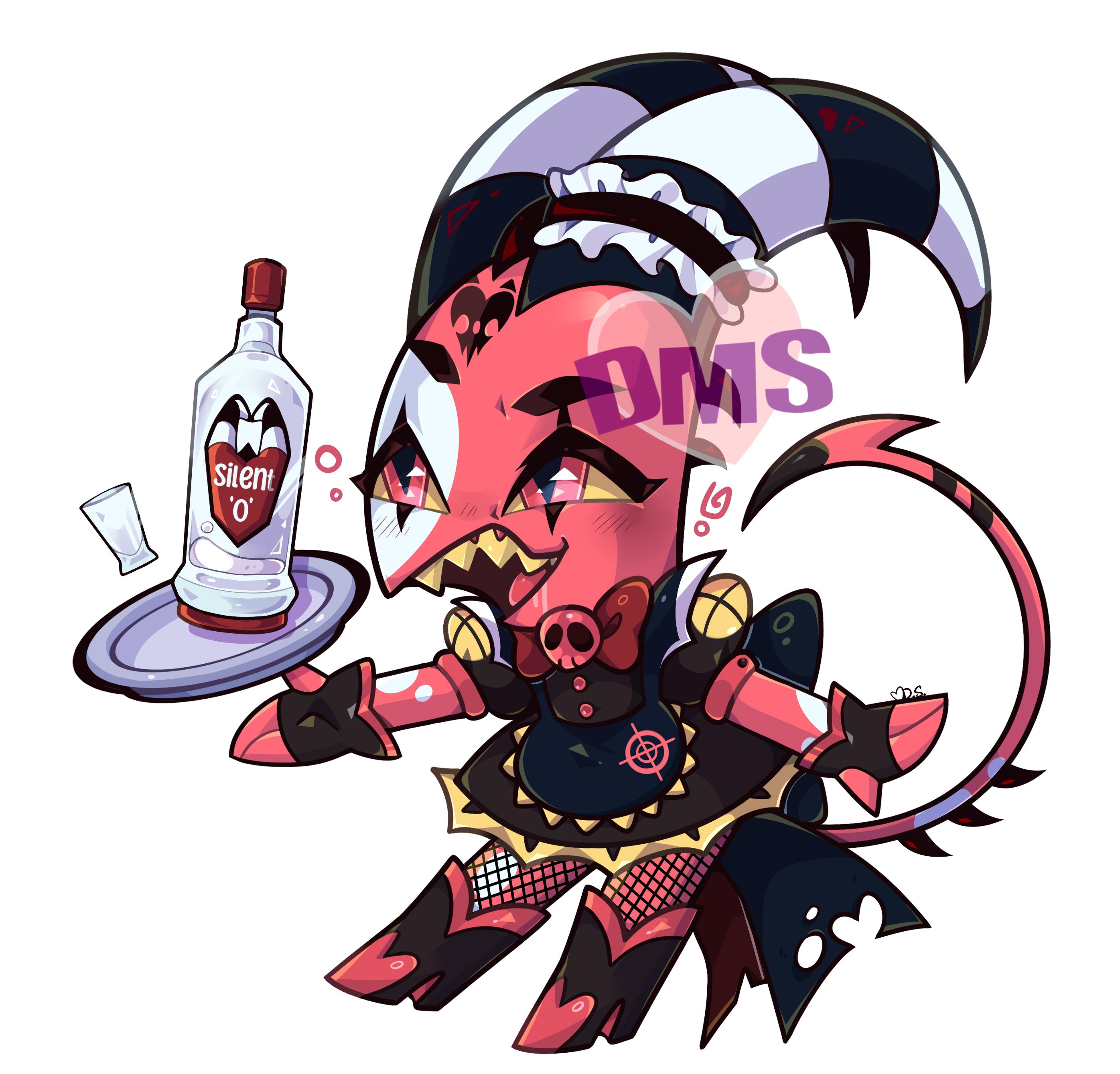 Pre-order: [1] Helluva Boss Maid 3" Charms - Etsy