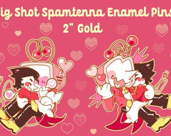 Pedido anticipado: Pines esmaltados de 2" de Big Shot Spamtenna