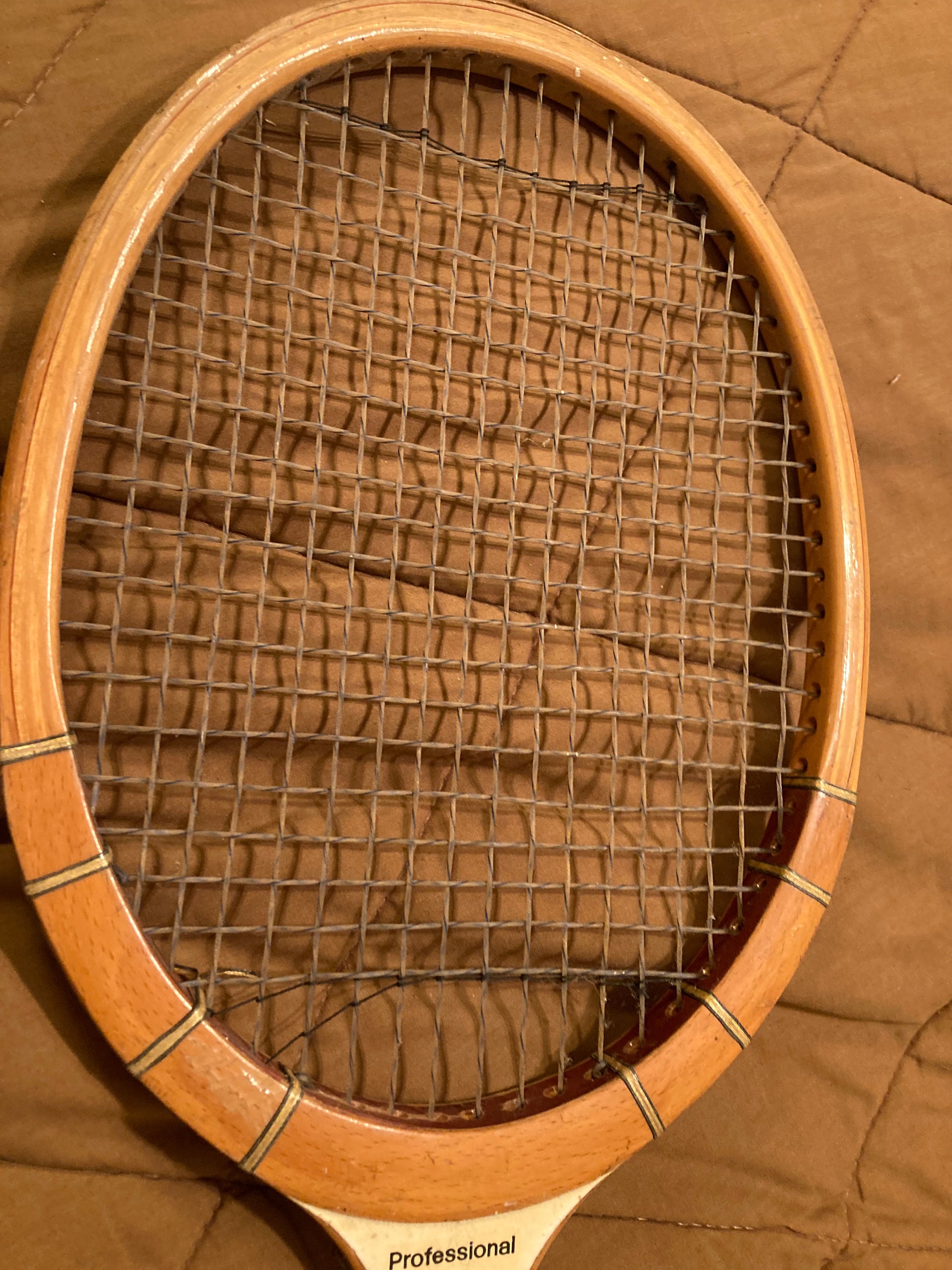 Vintage MacGregor Gold Medallion Raquette de tennis en bois - France