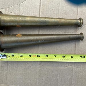 Vintage Marine Bronze Fire Hose Nozzles.  Make ideal doorstops