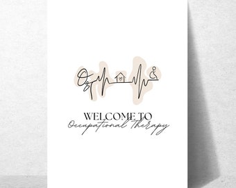 Occupational Therapy Office Decor: Minimalist OT Printable (PDF)