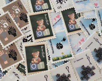 OT Stamp Sticker Gift | Occupational Therapy Humor & Aesthetic