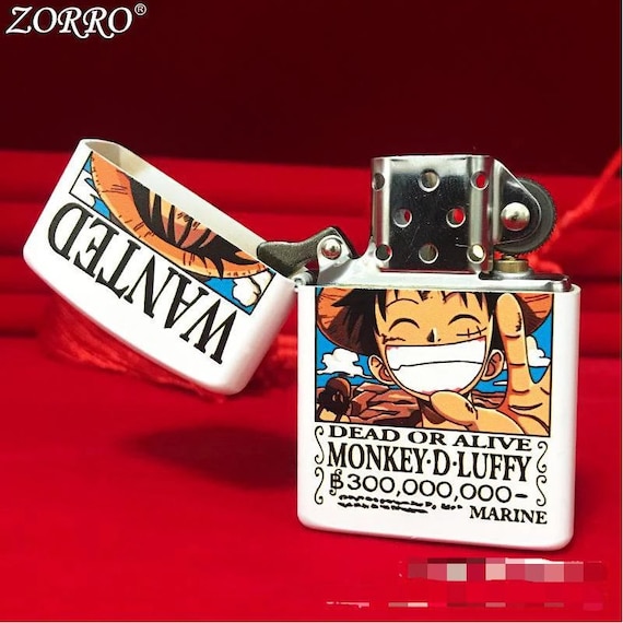 One Piece Monkey D Luffy Pure Copper Lighter Zippo Etsy India