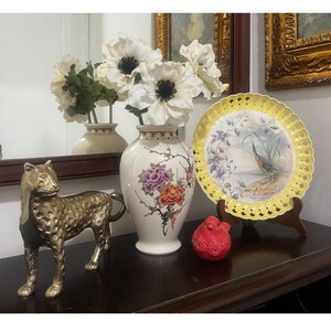 2 ~ VTG BRASS 5.8" Tall x 9" Long Cheetah Sculpture, Set of Two, Home Decor, Brass Sculpture, Eclectic Home Decor, Statement Decor image 18