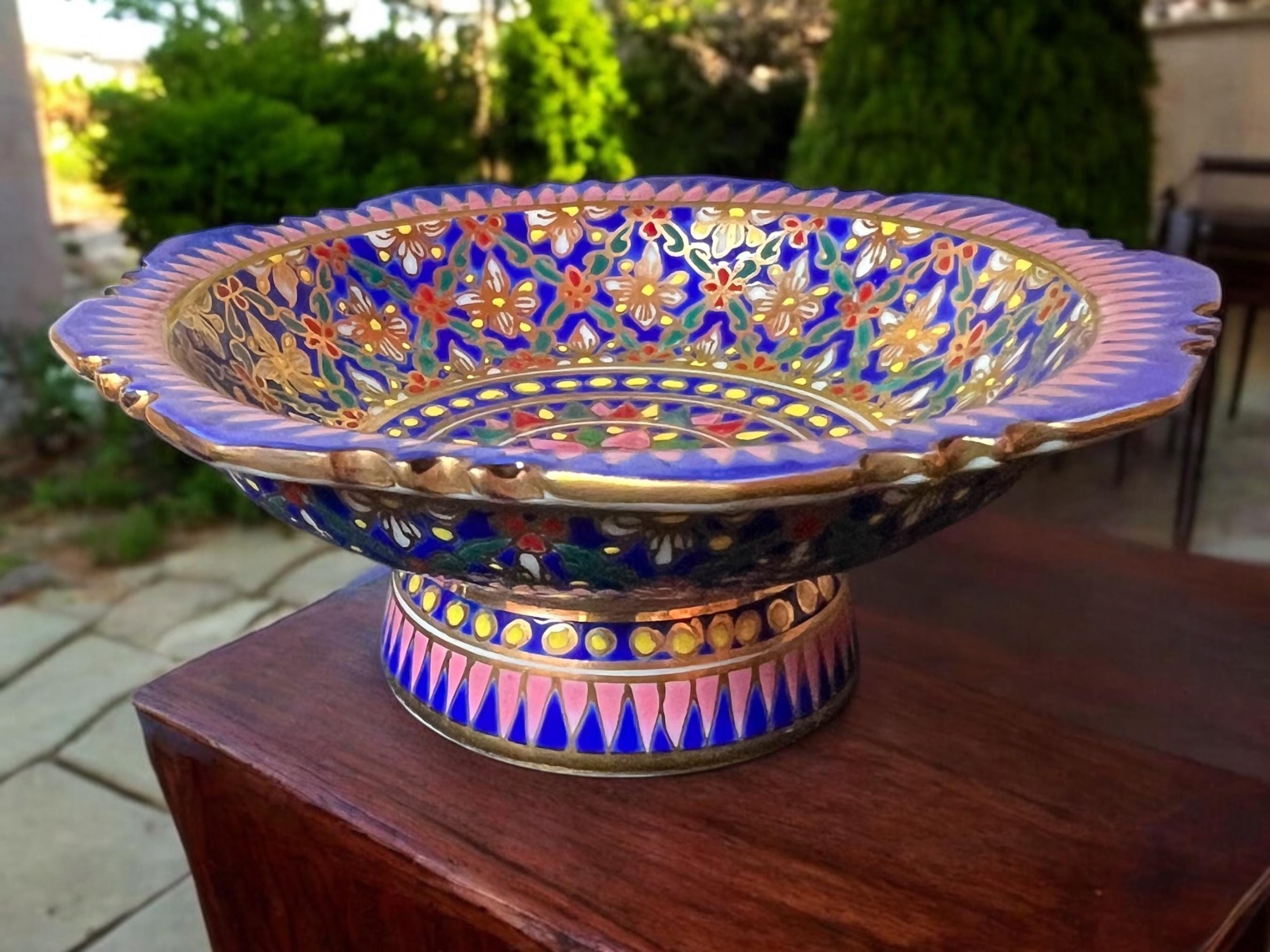 Benjarong Bowl - Etsy