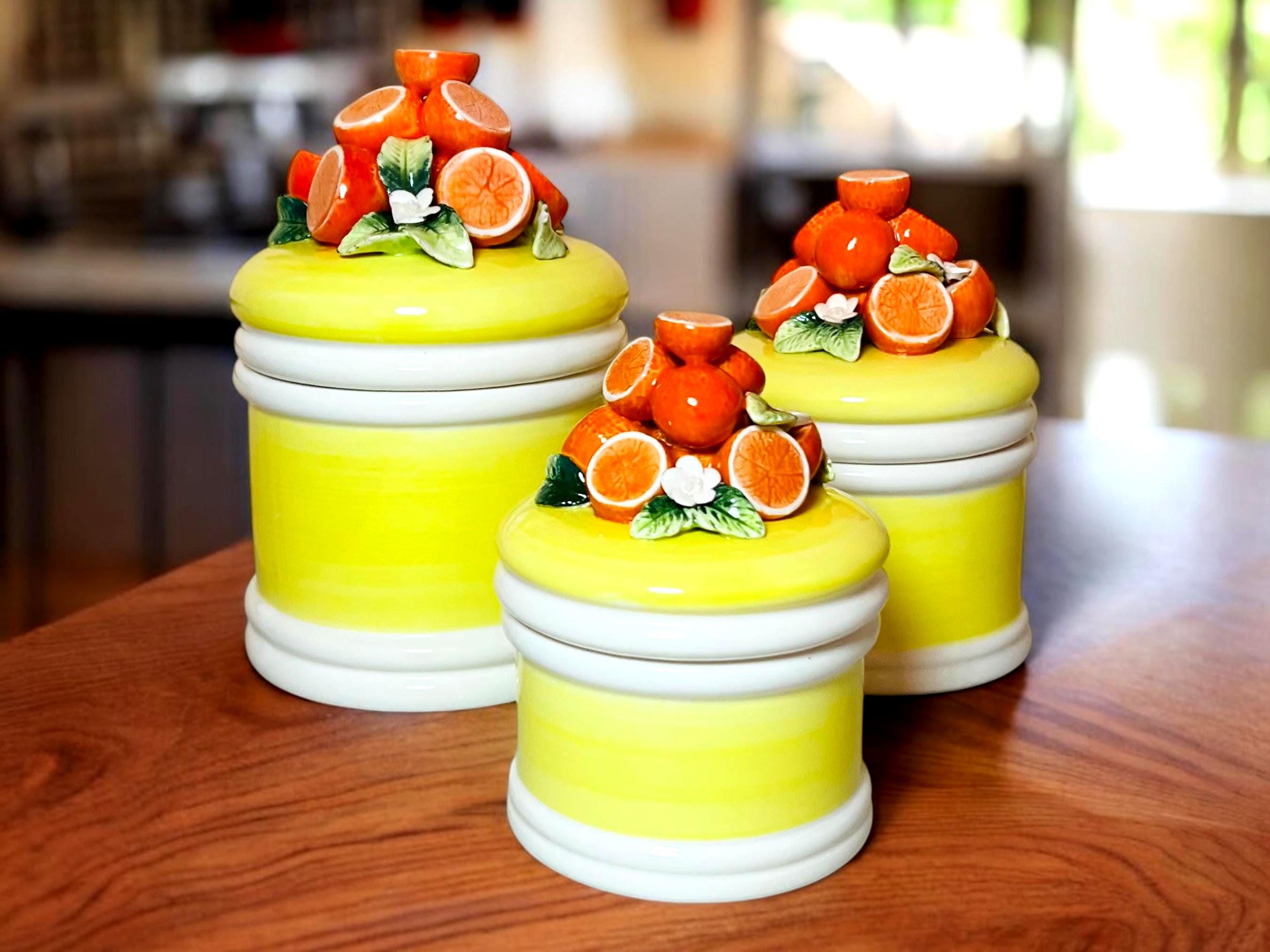 Mid Century Modern Canister Set - Etsy