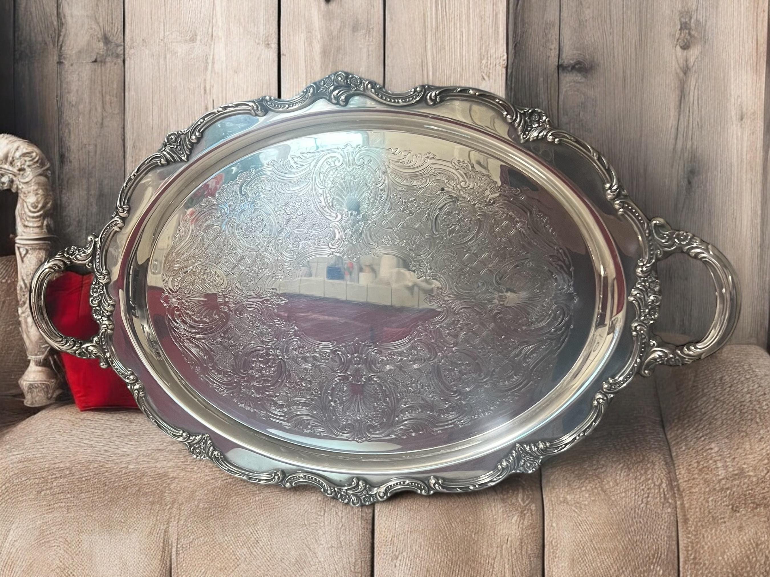 English Silver Tray - Etsy English Silver Tray - Etsy