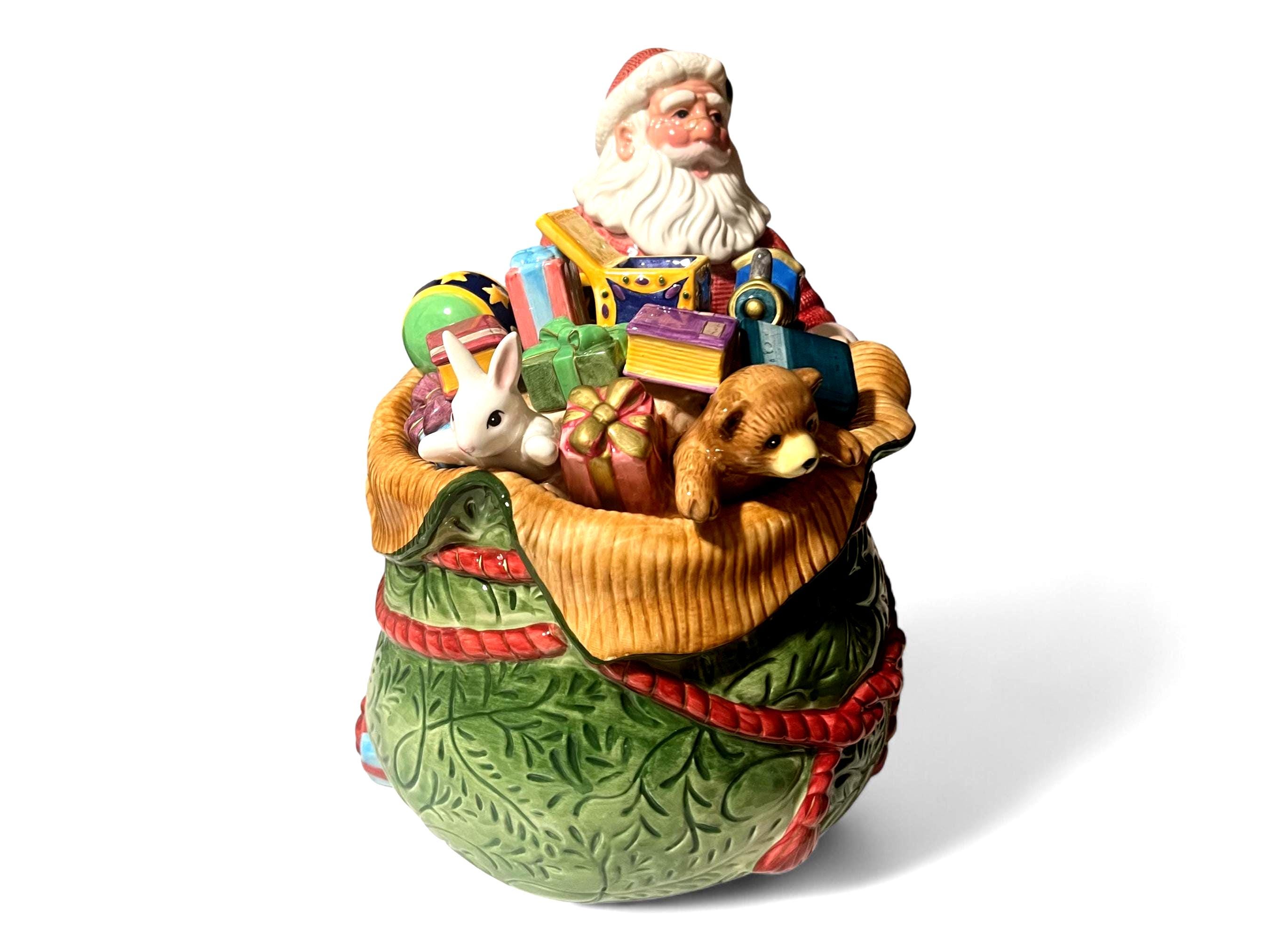 Old Santa Cookie Jar - Etsy