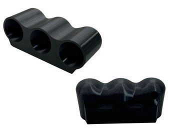 Universal Triple Gauge Pod Meter Mount 52mm Pod Black