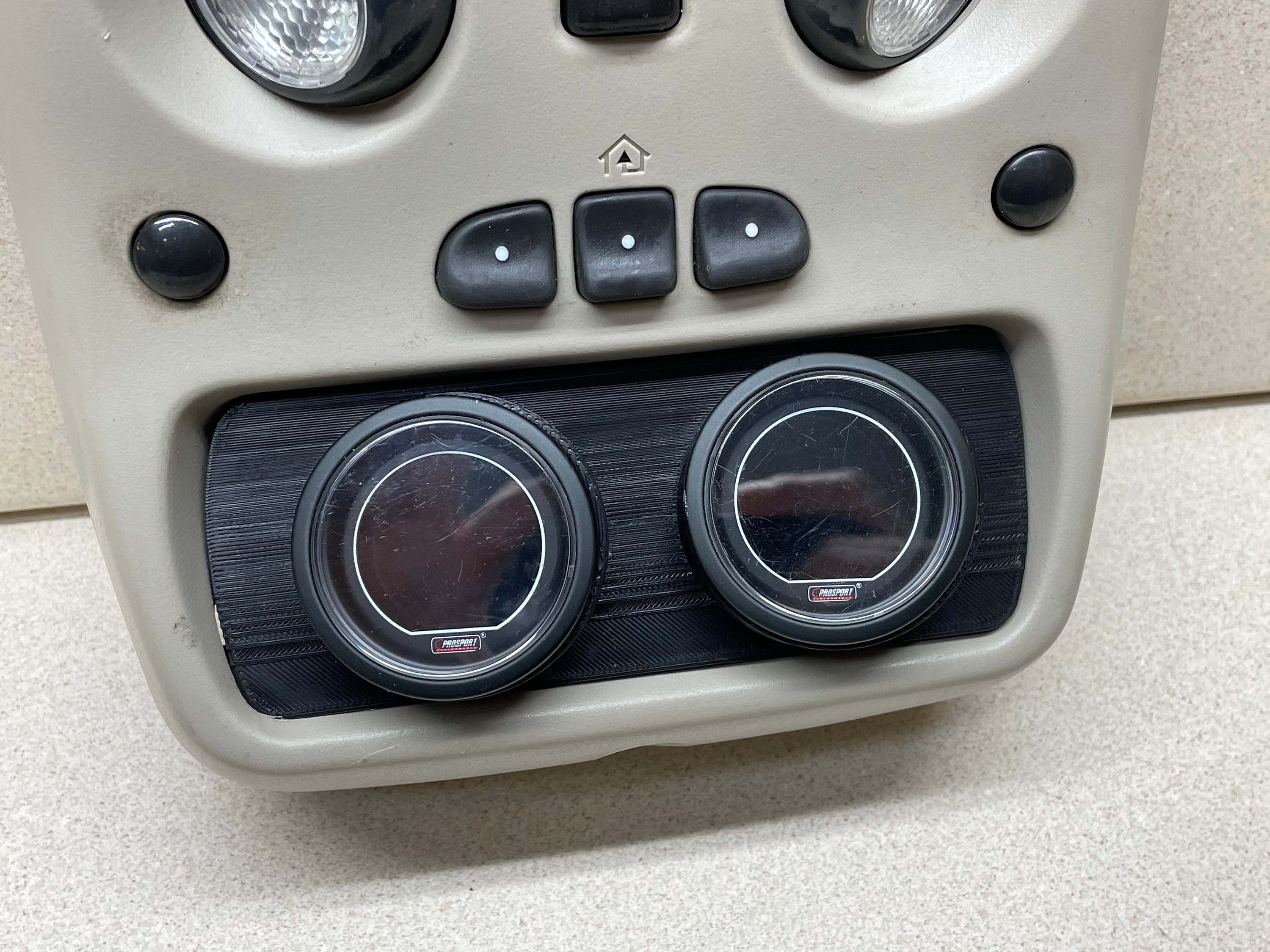 Autometer 18016 Mounting Solutions Dual Overhead Console Pod