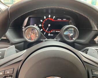 Universal Dual Swivel Car Dash 52mm Dual Gauge Pod