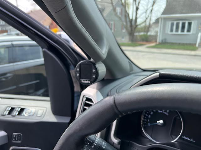 thumbnail image 2 of 52mm Single Gauge Pod Mount For Ford F-150/250/350 2015-2023 – Banks Pillar Trim – 3D Printed 2 of 4