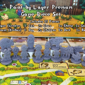 Stardew Valley Figures / Board Game Pieces (Sold Individually and By Sets)