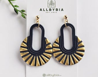 Pendientes de arcilla, colección de otoño, pendientes de arcilla polimérica, pendientes de colores de otoño, pendientes hechos a mano, pendientes livianos, pendientes llamativos,
