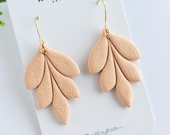 Pendientes de arcilla, colección de otoño, pendientes de arcilla polimérica, pendientes de colores de otoño, pendientes hechos a mano, pendientes livianos, pendientes llamativos,