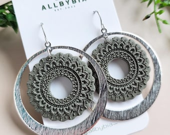 Handmade Polymer Clay Earrings for Women Lightweight Casual Minimalist Style Everyday Jewelry Gift Ideas for Her Statement dangles