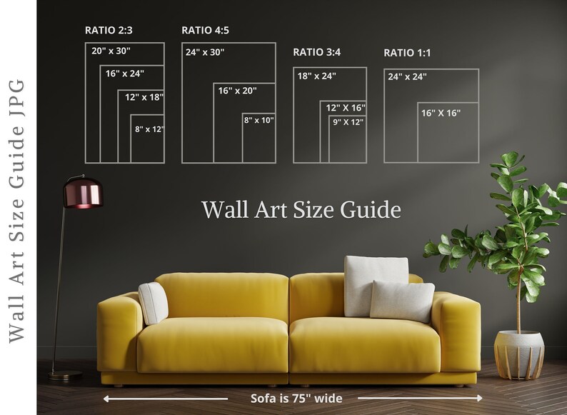 Buy Wall Art Size Guide Wall Size Comparison Chart Print Size Online In buy-wall-art-size-guide-wall-size-comparison-chart-print-size-online-in