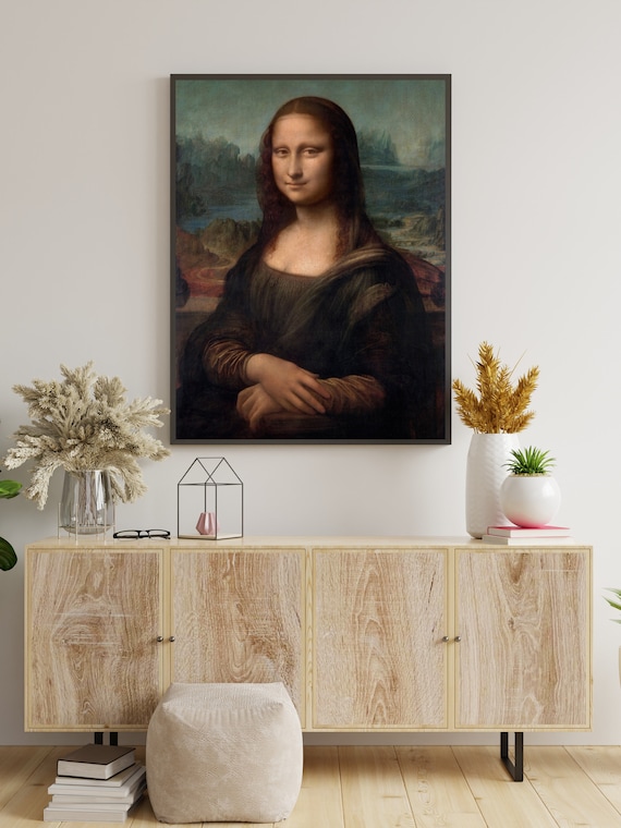 Printable Mona Lisa by Leonardo Da Vinci Digital Art Print - Etsy