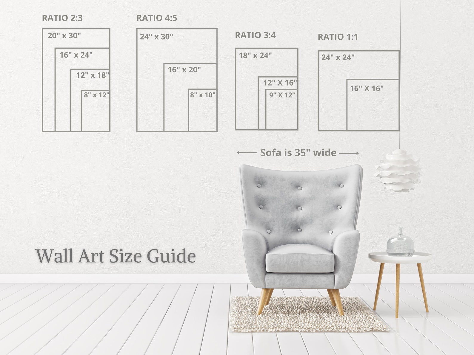wall-art-size-guide-wall-size-comparison-chart-print-size-etsy