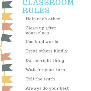 Classroom Rules