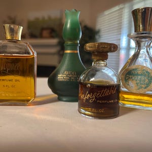 Beautiful Collection of Vintage Avon Perfume Bottles