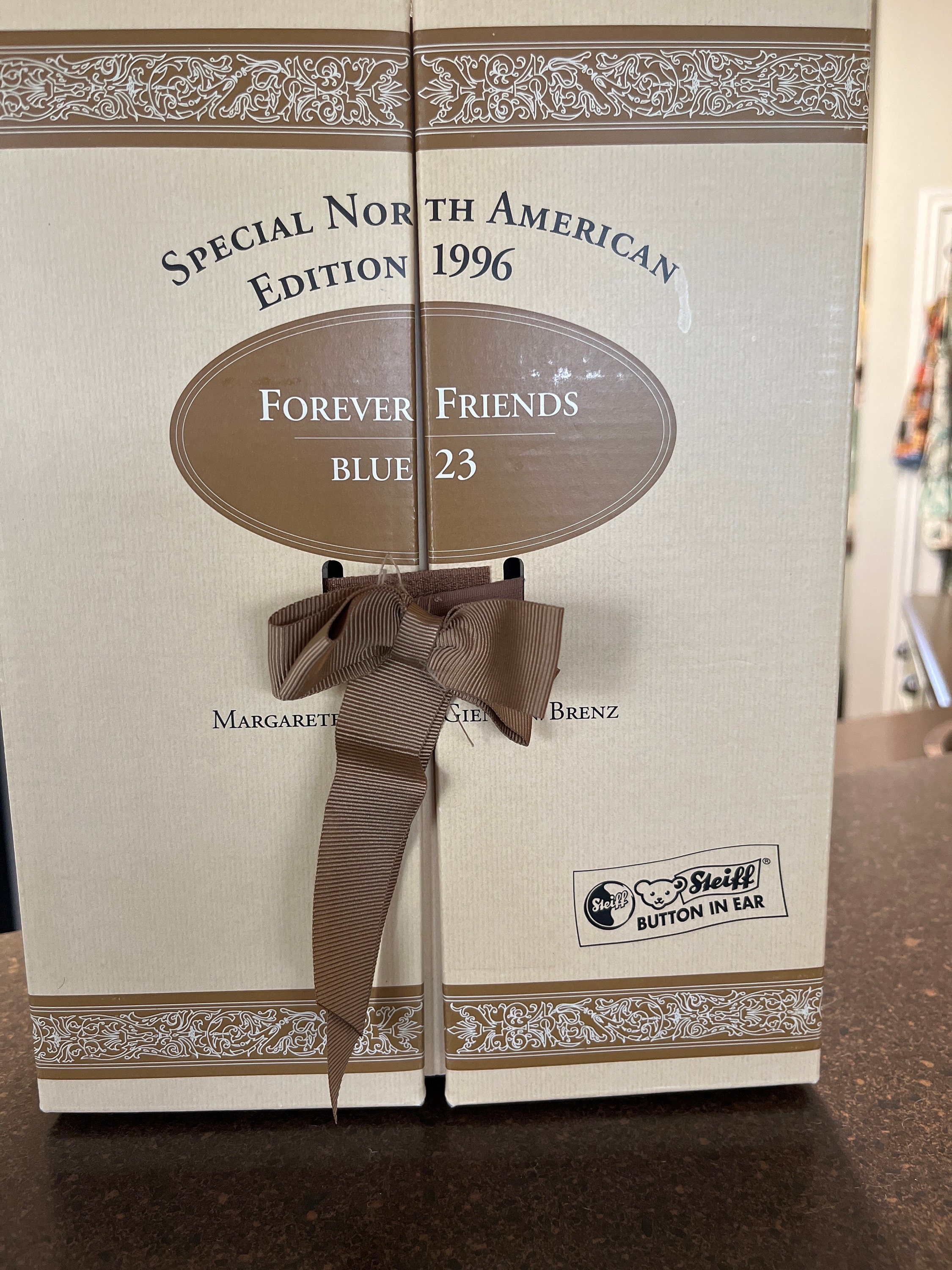 Vintage 1996 Steiff Limited Edition Forever Friends Blue 23 Bears