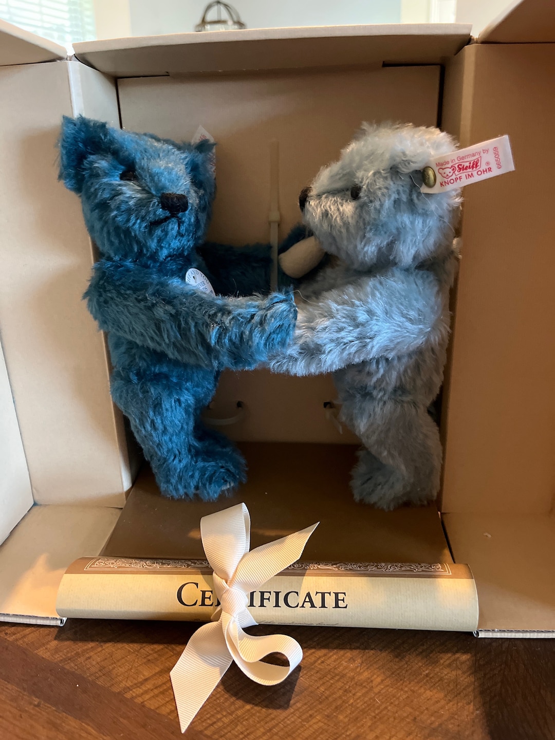 Vintage 1996 Steiff Limited Edition Forever Friends Blue 23 Bears