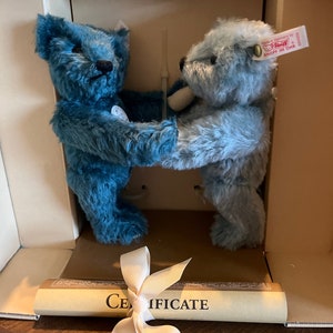Vintage 1996 Steiff Limited Edition Forever Friends Blue 23 Bears