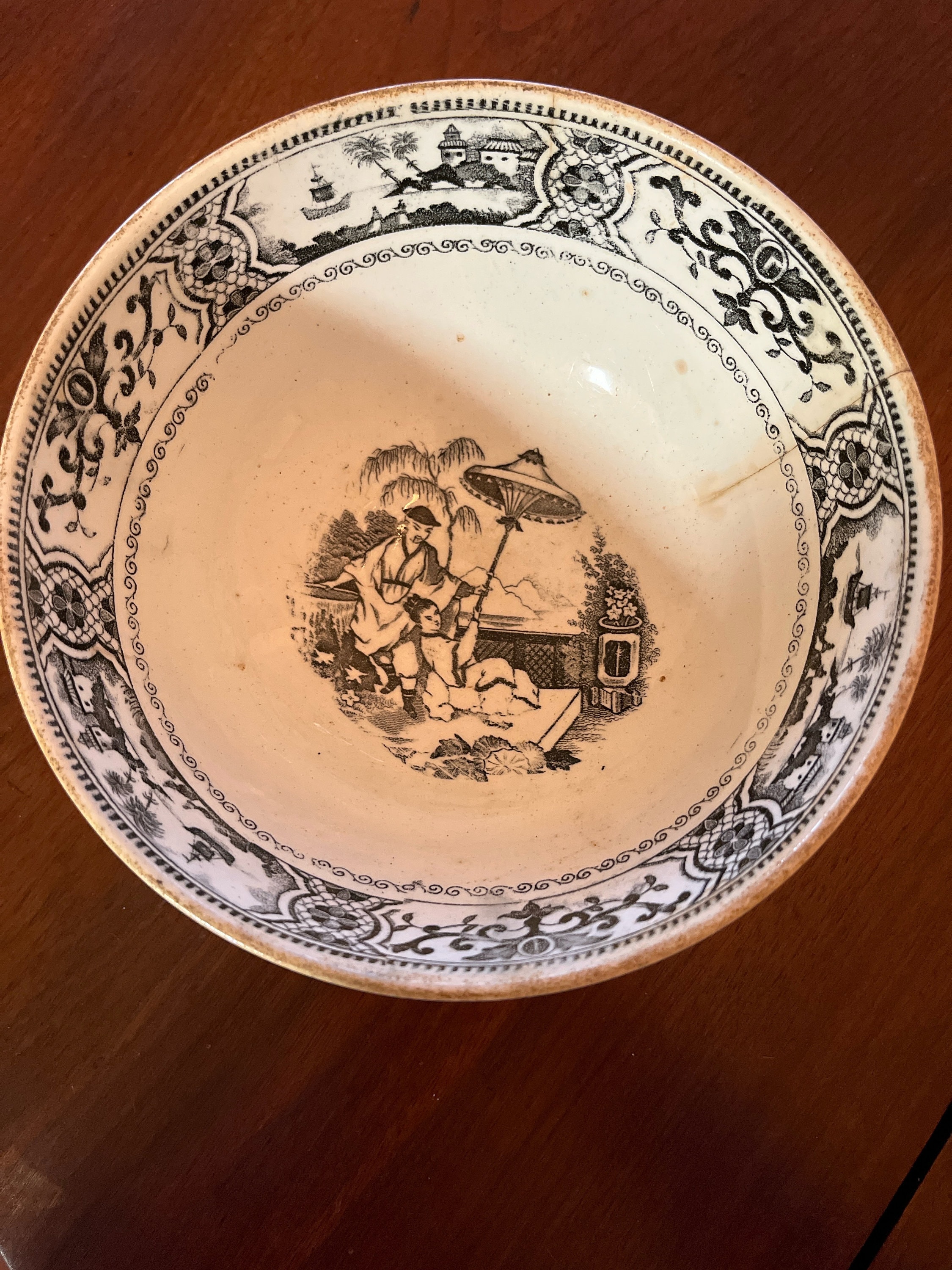 Circa 1830 Petrus Regout Maastricht Pajong Made in Holland Antique