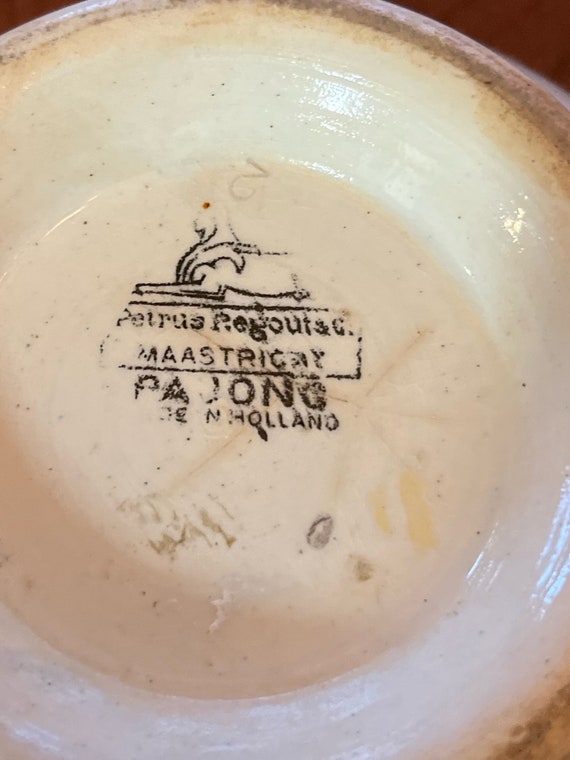 Circa 1830 Petrus Regout Maastricht Pajong Made in Holland Antique