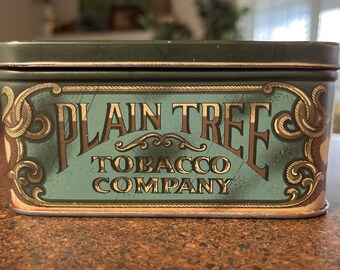 Plain Tree Tobacco Company 3 Kings Original Sliced Plug Smoking Tobacco Tin
