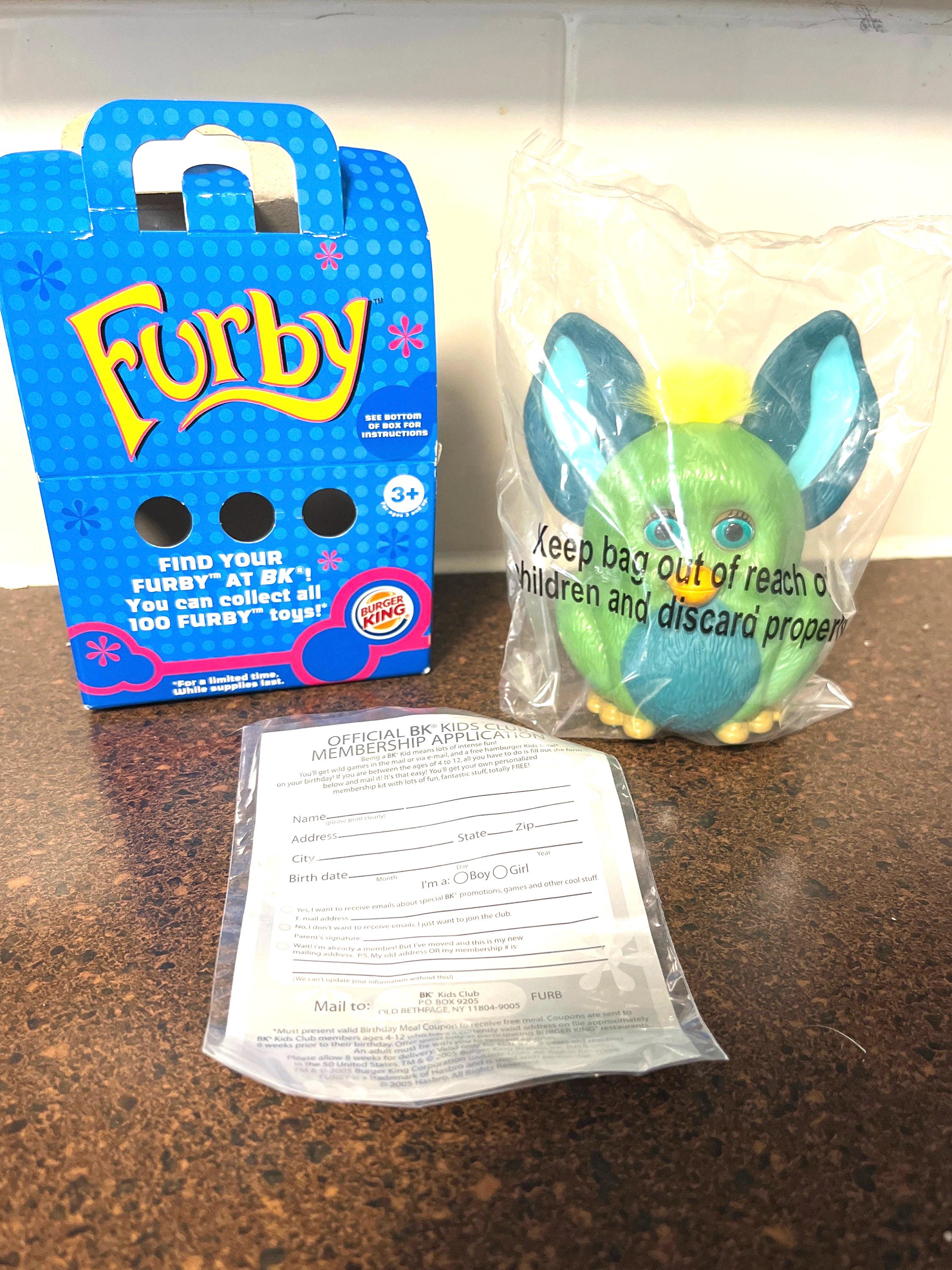 Burger king furby sale