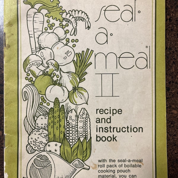 Seal a Meal Cookbook Etsy