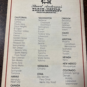 Stuart Anderson's Black Angus Cattle Company Restaurants How to Cook